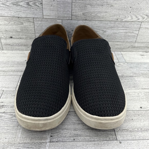 OluKai Pehuea Black Mesh Low Top Slip On Casual Sneaker Shoes Women Size‎ 8.5 - Picture 2 of 10